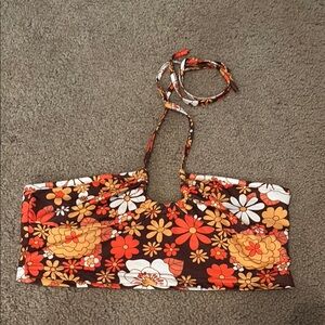 Floral Halter Top - Multicolor